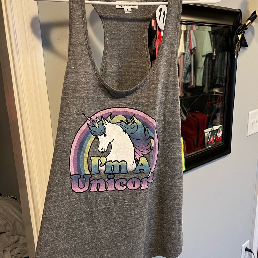 TipsyElves.com Unicorn Tank Top & Leggings NWT